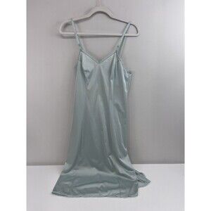 Vintage Vanity Fair Slip Dress Nightgown Size Large 34 Lace Trim
